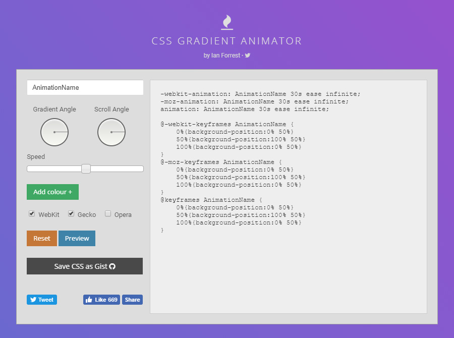 Cssでグラデーションアニメーションを超簡単に作れるwebサービス Teru Design Blog